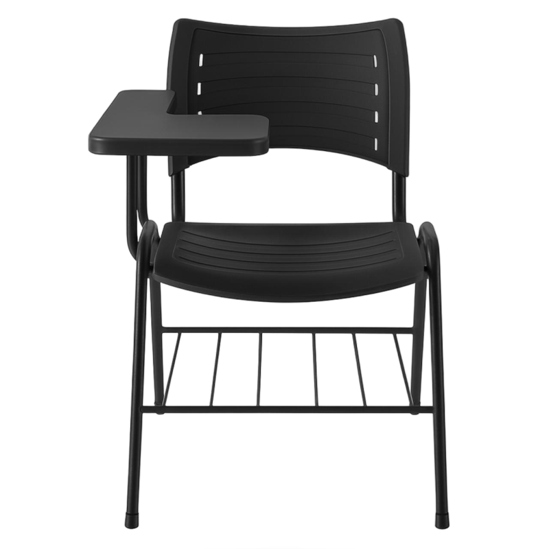 Cadeira Universitária Plástica Prancheta PLÁSTICA – MRPlast Preto – 34030 VILLA Móveis para Escritório Carteira Escolar 3