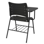 Cadeira Universitária Plástica Prancheta PLÁSTICA – MRPlast Preto – 34030 VILLA Móveis para Escritório Carteira Escolar 9