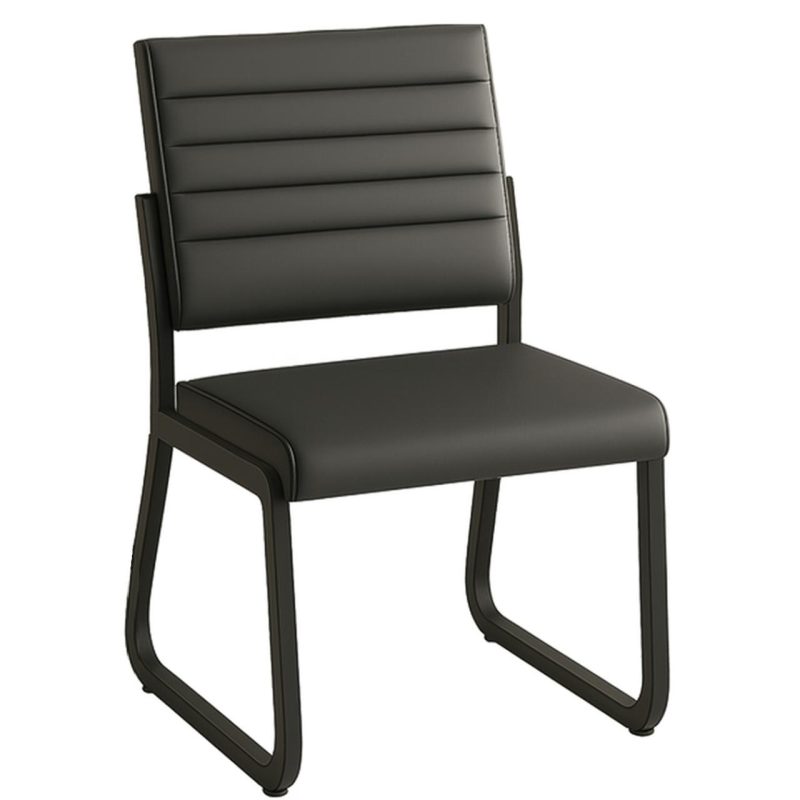 Poltrona para Escritório Estofada – TRIX – Cor Preta – 35119 VILLA Móveis para Escritório Cadeira Longarina Sofanete 2 Poltrona para Escritório Estofada – TRIX – Cor Preta – 35119 VILLA Móveis para Escritório Cadeira Longarina Sofanete 2