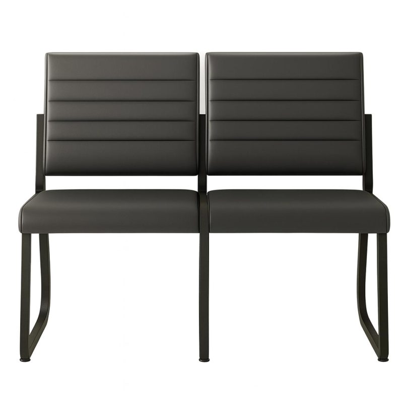 Sofanete para Escritório Estofada com 02 Lugares – TRIX – Pés PRETO – 35120 VILLA Móveis para Escritório Cadeira Longarina Sofanete 3 Sofanete para Escritório Estofada com 02 Lugares – TRIX – Pés PRETO – 35120 VILLA Móveis para Escritório Cadeira Longarina Sofanete 3