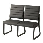 Sofanete para Escritório Estofada com 02 Lugares – TRIX – Pés PRETO – 35120 VILLA Móveis para Escritório Cadeira Longarina Sofanete 14 Sofanete para Escritório Estofada com 02 Lugares – TRIX – Pés PRETO – 35120 VILLA Móveis para Escritório Cadeira Longarina Sofanete 14