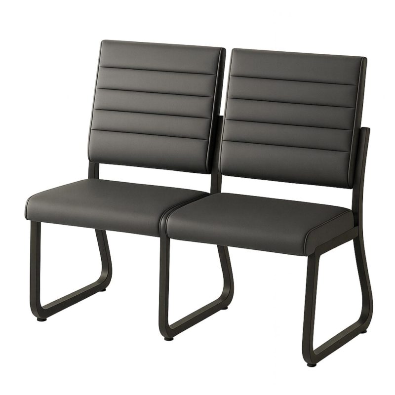 Sofanete para Escritório Estofada com 02 Lugares – TRIX – Pés PRETO – 35120 VILLA Móveis para Escritório Cadeira Longarina Sofanete 6 Sofanete para Escritório Estofada com 02 Lugares – TRIX – Pés PRETO – 35120 VILLA Móveis para Escritório Cadeira Longarina Sofanete 6