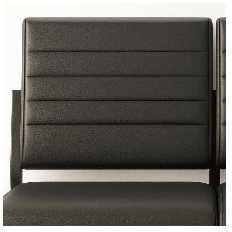 Sofanete para Escritório Estofada com 02 Lugares – TRIX – Pés PRETO – 35120 VILLA Móveis para Escritório Cadeira Longarina Sofanete 8 Sofanete para Escritório Estofada com 02 Lugares – TRIX – Pés PRETO – 35120 VILLA Móveis para Escritório Cadeira Longarina Sofanete 8