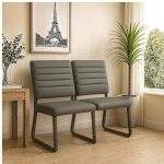 Sofanete para Escritório Estofada com 02 Lugares – TRIX – Pés PRETO – 35120 VILLA Móveis para Escritório Cadeira Longarina Sofanete 17 Sofanete para Escritório Estofada com 02 Lugares – TRIX – Pés PRETO – 35120 VILLA Móveis para Escritório Cadeira Longarina Sofanete 17