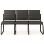 Sofanete para Escritório Estofada com 03 Lugares – TRIX – Pés PRETO – 35123 VILLA Móveis para Escritório Cadeira Longarina Sofanete 11 Sofanete para Escritório Estofada com 03 Lugares – TRIX – Pés PRETO – 35123 VILLA Móveis para Escritório Cadeira Longarina Sofanete 11