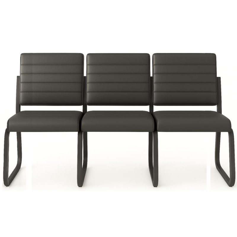 Sofanete para Escritório Estofada com 03 Lugares – TRIX – Pés PRETO – 35123 VILLA Móveis para Escritório Cadeira Longarina Sofanete 3 Sofanete para Escritório Estofada com 03 Lugares – TRIX – Pés PRETO – 35123 VILLA Móveis para Escritório Cadeira Longarina Sofanete 3