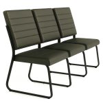 Sofanete para Escritório Estofada com 03 Lugares – TRIX – Pés PRETO – 35123 VILLA Móveis para Escritório Cadeira Longarina Sofanete 10 Sofanete para Escritório Estofada com 03 Lugares – TRIX – Pés PRETO – 35123 VILLA Móveis para Escritório Cadeira Longarina Sofanete 10