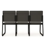 Sofanete para Escritório Estofada com 03 Lugares – TRIX – Pés PRETO – 35123 VILLA Móveis para Escritório Cadeira Longarina Sofanete 12 Sofanete para Escritório Estofada com 03 Lugares – TRIX – Pés PRETO – 35123 VILLA Móveis para Escritório Cadeira Longarina Sofanete 12