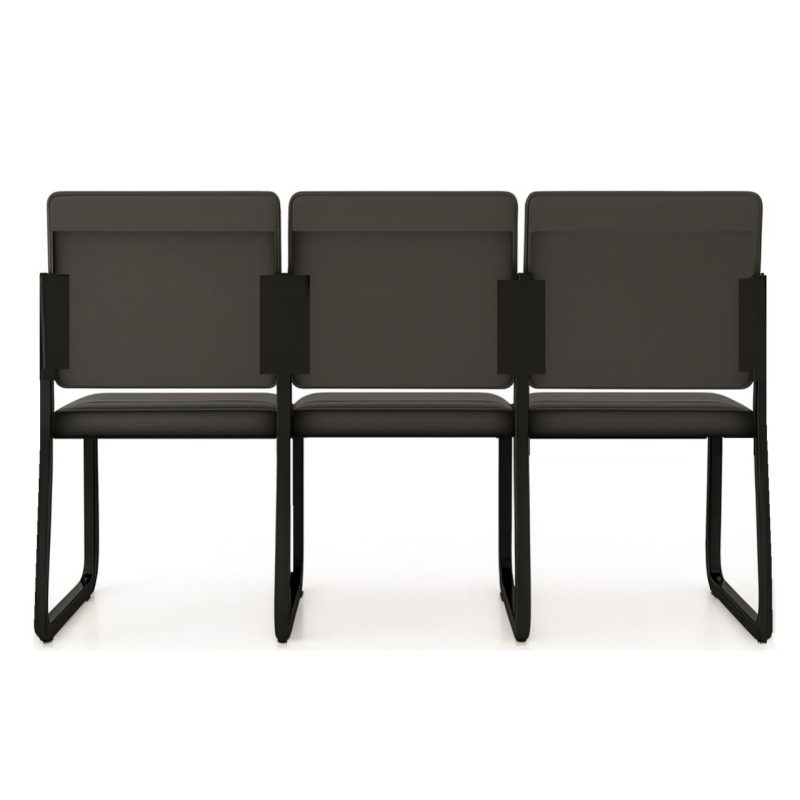 Sofanete para Escritório Estofada com 03 Lugares – TRIX – Pés PRETO – 35123 VILLA Móveis para Escritório Cadeira Longarina Sofanete 4 Sofanete para Escritório Estofada com 03 Lugares – TRIX – Pés PRETO – 35123 VILLA Móveis para Escritório Cadeira Longarina Sofanete 4