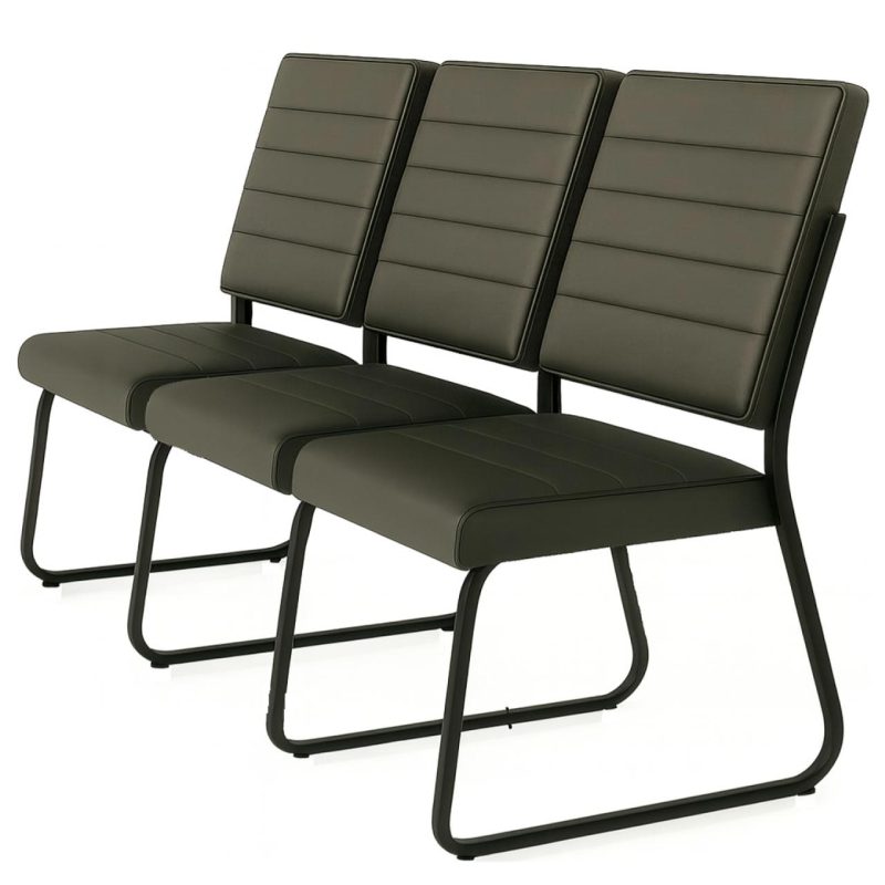 Sofanete para Escritório Estofada com 03 Lugares – TRIX – Pés PRETO – 35123 VILLA Móveis para Escritório Cadeira Longarina Sofanete 6 Sofanete para Escritório Estofada com 03 Lugares – TRIX – Pés PRETO – 35123 VILLA Móveis para Escritório Cadeira Longarina Sofanete 6