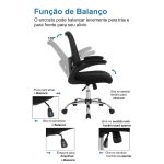 Cadeira de Escritório Tela NYO – Cor Preto – 20097 VILLA Móveis para Escritório Cadeira de Tela 12