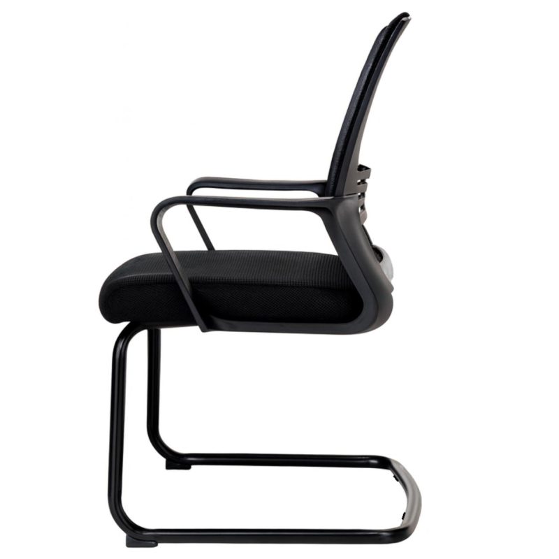 Cadeira de Escritório Interlocutor Tela JOY – Cor Preto – 34008 VILLA Móveis para Escritório Cadeira Fixa Tela 4