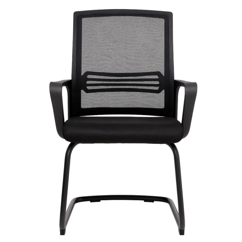 Cadeira de Escritório Interlocutor Tela JOY – Cor Preto – 34008 VILLA Móveis para Escritório Cadeira Fixa Tela 5