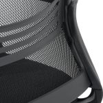 Cadeira de Escritório Interlocutor Tela JOY – Cor Preto – 34008 VILLA Móveis para Escritório Cadeira Fixa Tela 17