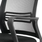 Cadeira de Escritório Interlocutor Tela JOY – Cor Preto – 34008 VILLA Móveis para Escritório Cadeira Fixa Tela 18