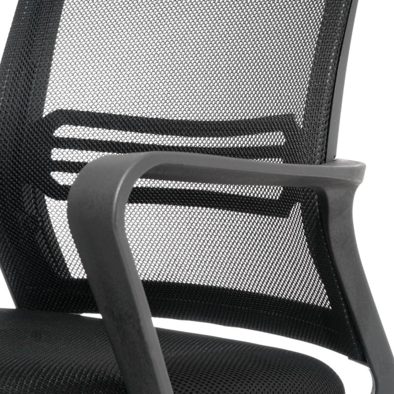 Cadeira de Escritório Interlocutor Tela JOY – Cor Preto – 34008 VILLA Móveis para Escritório Cadeira Fixa Tela 10