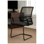 Cadeira de Escritório Interlocutor Tela JOY – Cor Preto – 34008 VILLA Móveis para Escritório Cadeira Fixa Tela 19