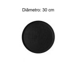 Mesa para Refeitório FIXA 8 Lugares MDP Branco de 25 mm – Assento PRETO – 50114 VILLA Móveis para Escritório Fixo 08 Lugares 18