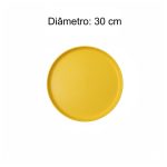 Mesa para Refeitório ESCAMOTEÁVEL 06 Lugares MDP Branco de 25 mm – Assento AMARELO – 50602 VILLA Móveis para Escritório Escamoteável 06 Lugares 17