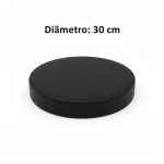 Mesa para Refeitório ESCAMOTEÁVEL 06 Lugares MDP Branco de 25 mm – Assento PRETO – 50604 VILLA Móveis para Escritório Escamoteável 06 Lugares 17