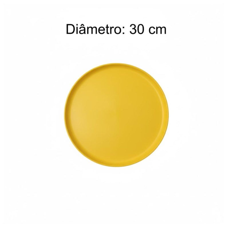 Mesa para Refeitório ESCAMOTEÁVEL 10 Lugares MDP Branco de 25 mm – Assento AMARELO – 50902 VILLA Móveis para Escritório Escamoteável 10 Lugares 10